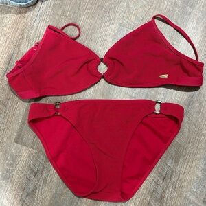 Elegant Red Bikini Set